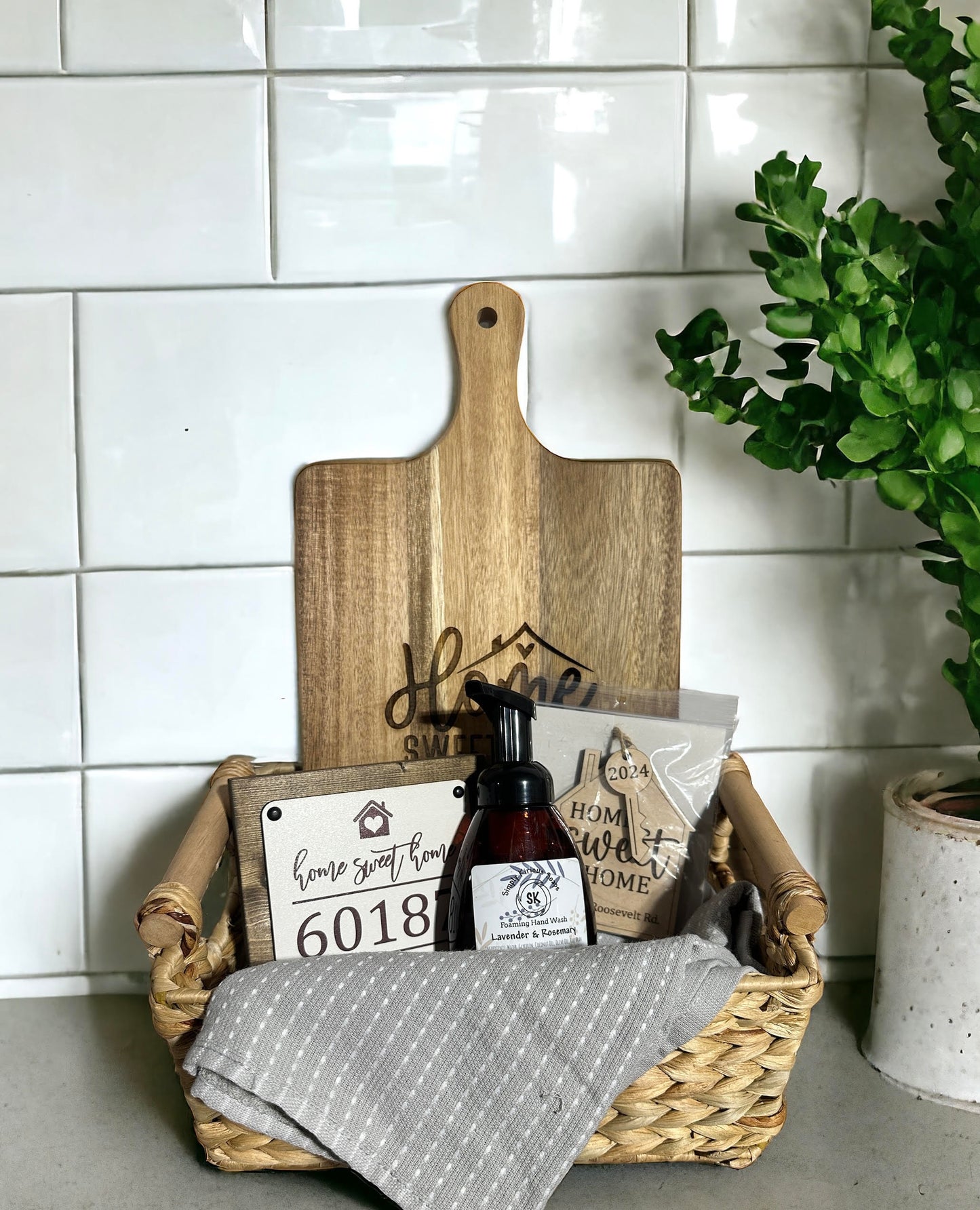 "New Beginnings" Home Essentials Gift Basket