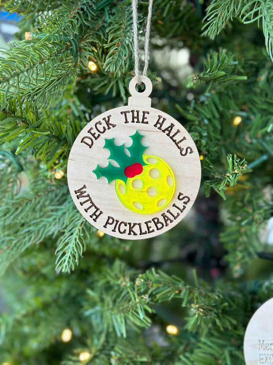 Pickleball Ornament