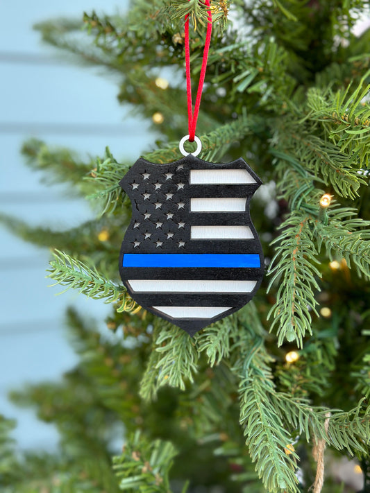 Police Badge Ornament