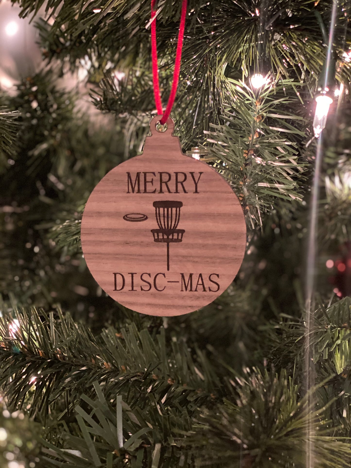 Merry Disc-Mas Ornament