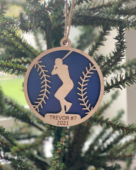 Baseball Ornament