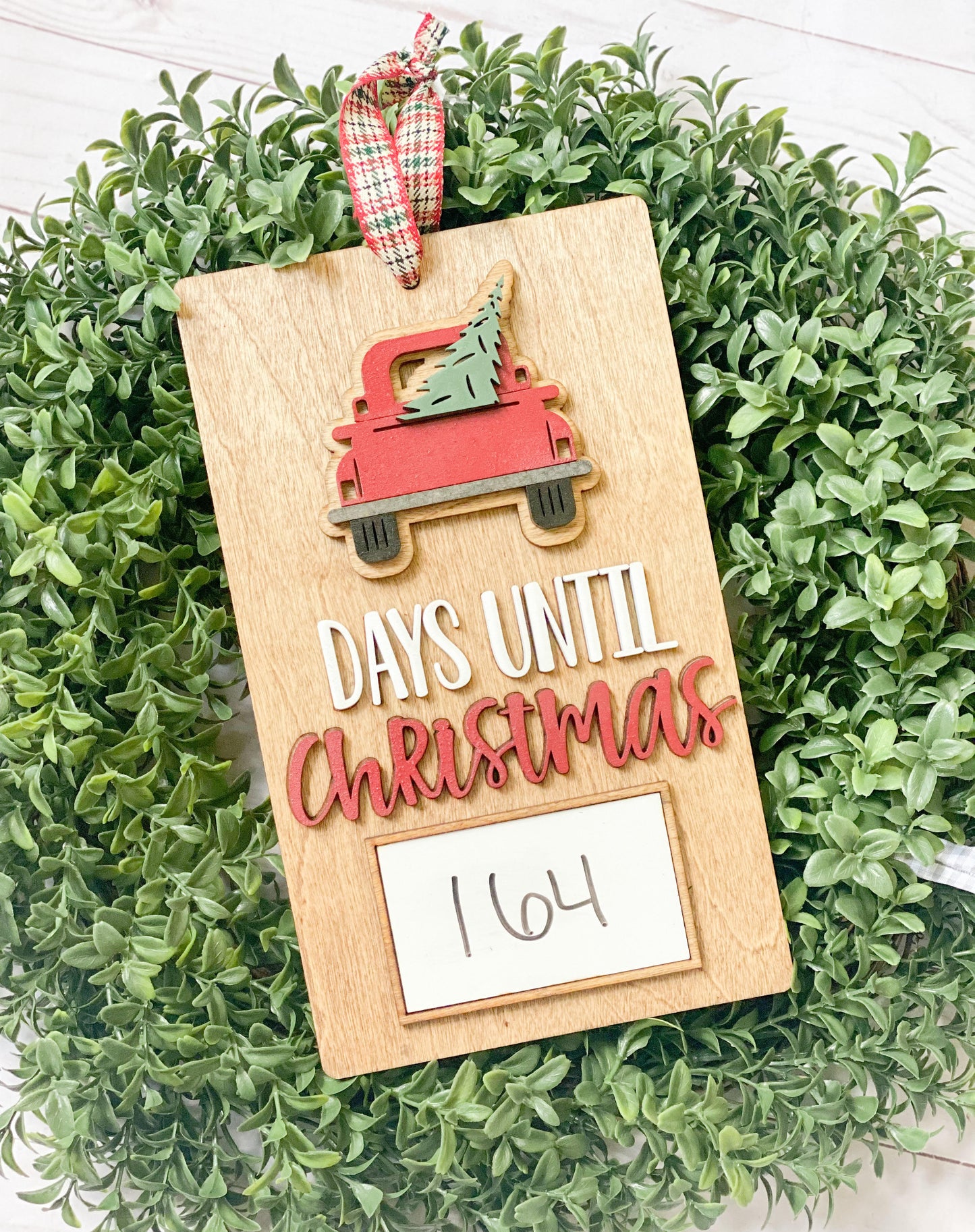 Christmas Countdown Sign