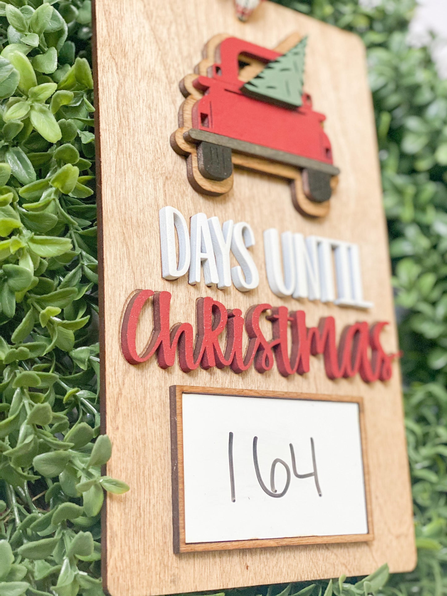 Christmas Countdown Sign