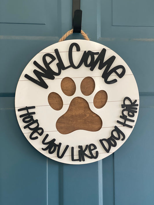 Dog Hair Door Hanger