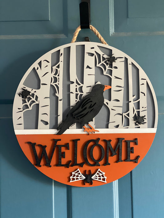 Crow Door Hanger