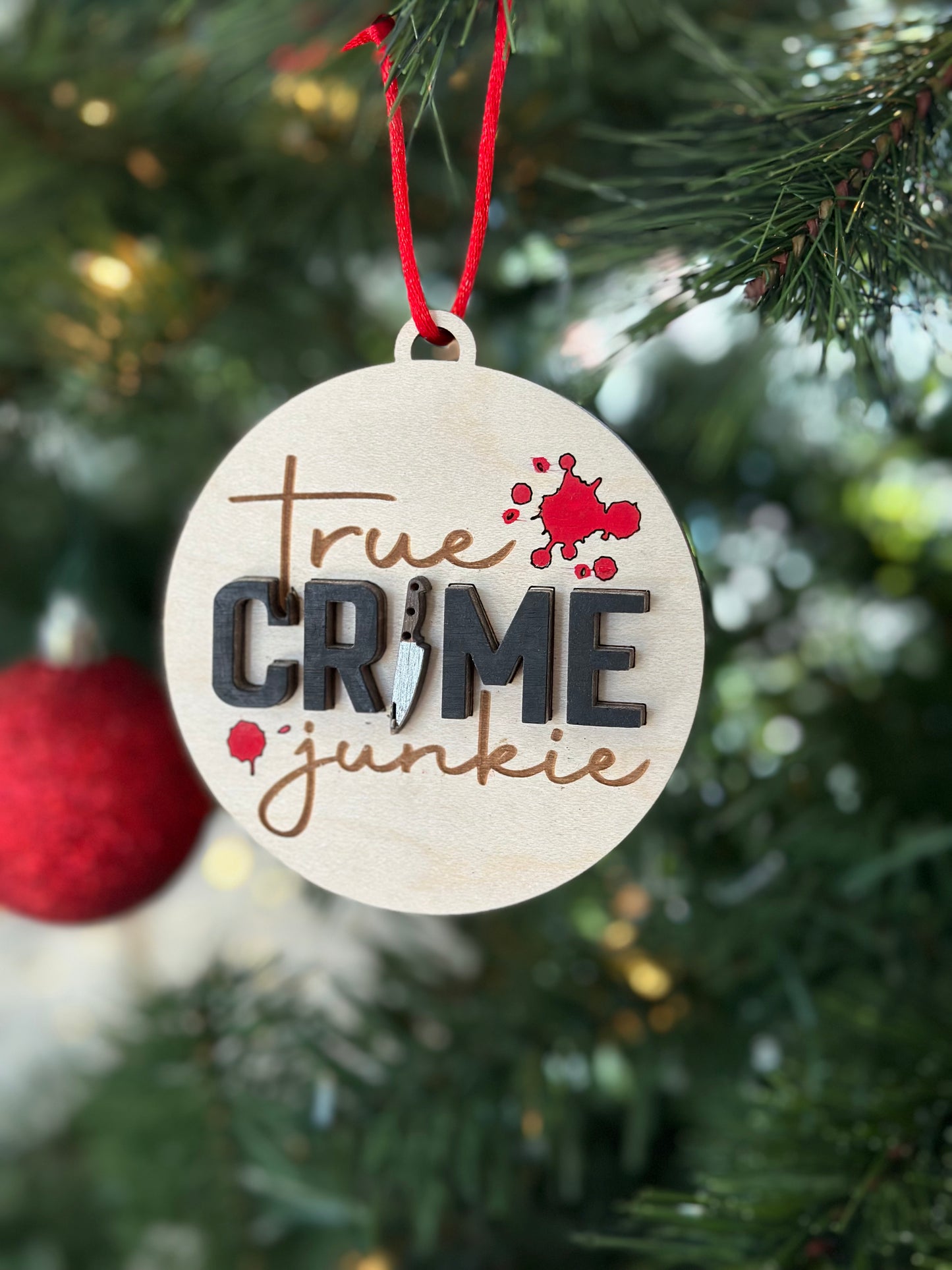 True Crime Ornament