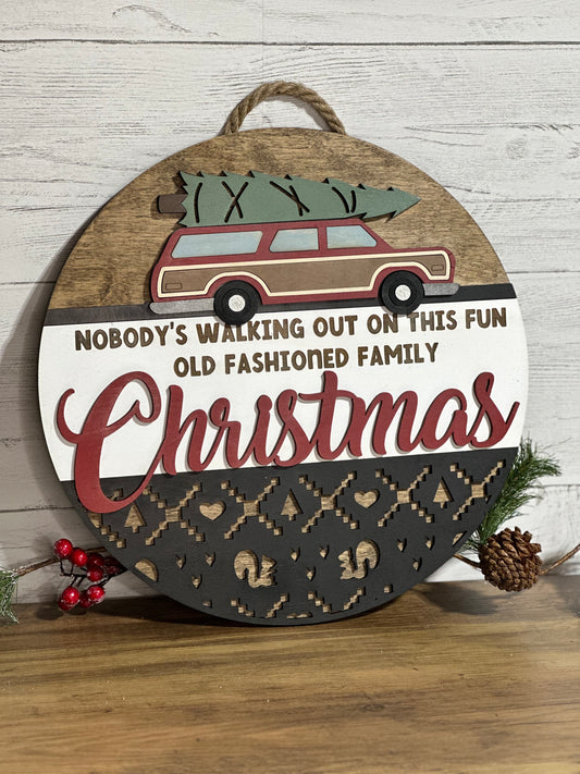 Christmas Vacation Door Hanger