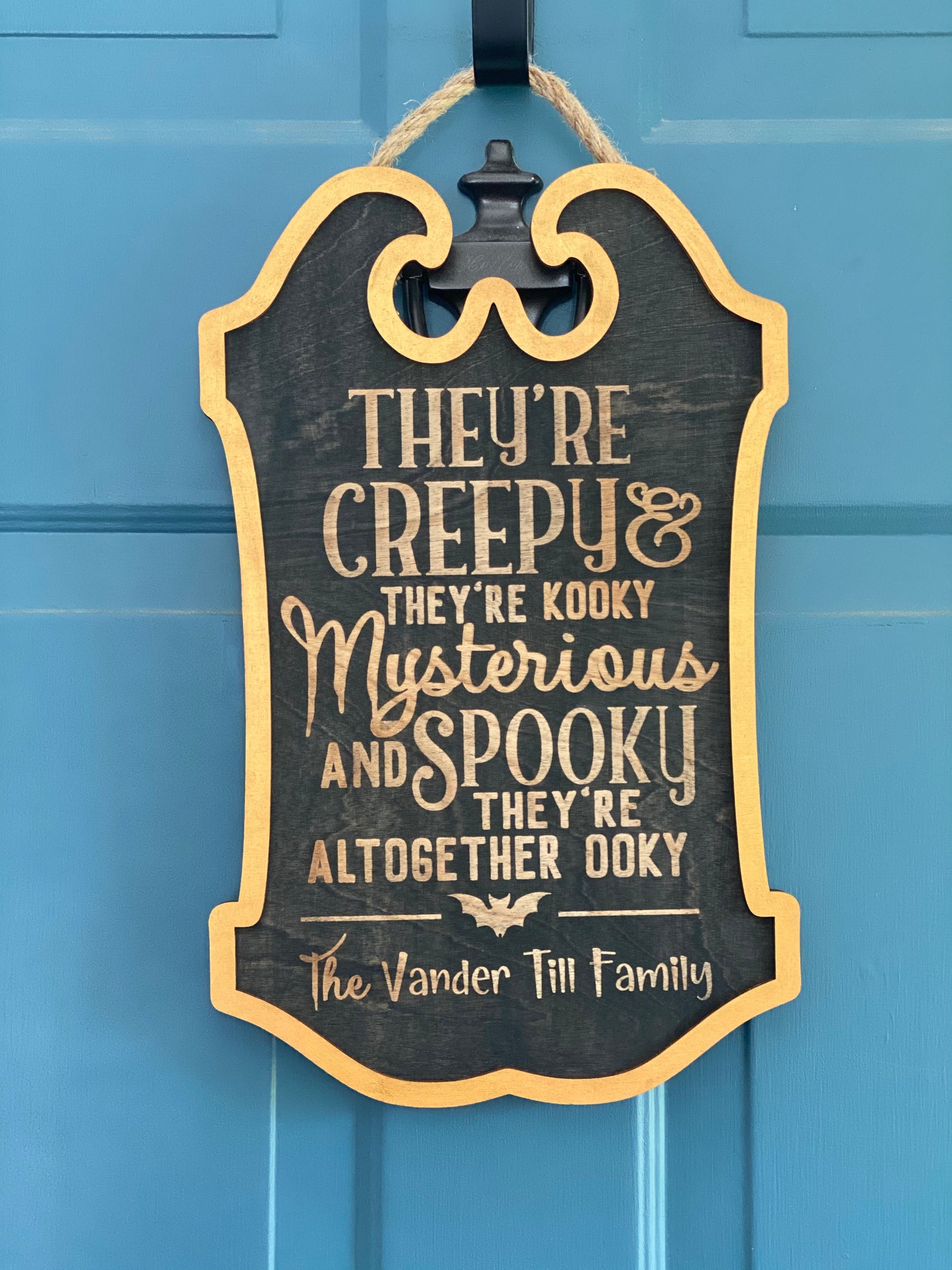 Personalized Halloween Plaque
