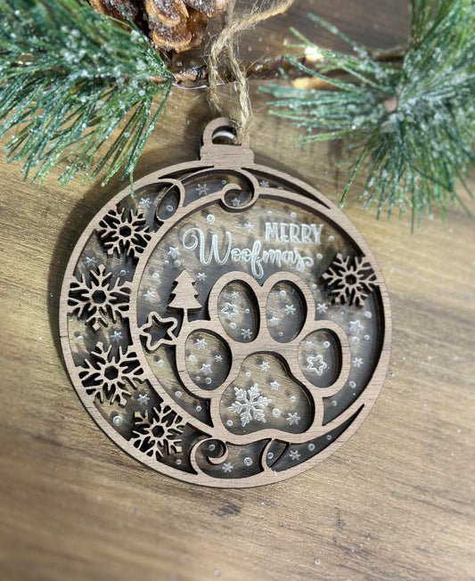 Merry Woofmas Ornament